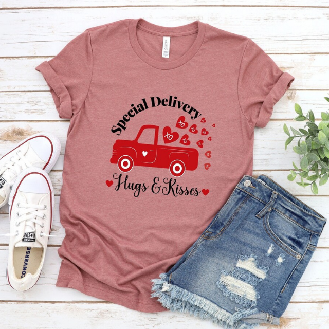Special Delivery Hugs Kisses Valentines Shirt
