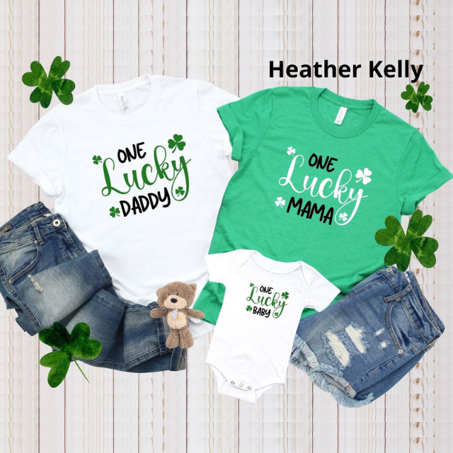 St Patrick's Day Family Shirts, One Lucky Mama Shirt
