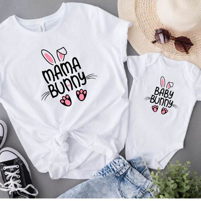 Custom Bunny Shirt, Grandma Bunny, Easter Bunny Shirt, Family Easter Shirts