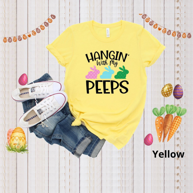 Hanging with My Peeps Shirt, Easter Shirt, Easter Bunny Shirt