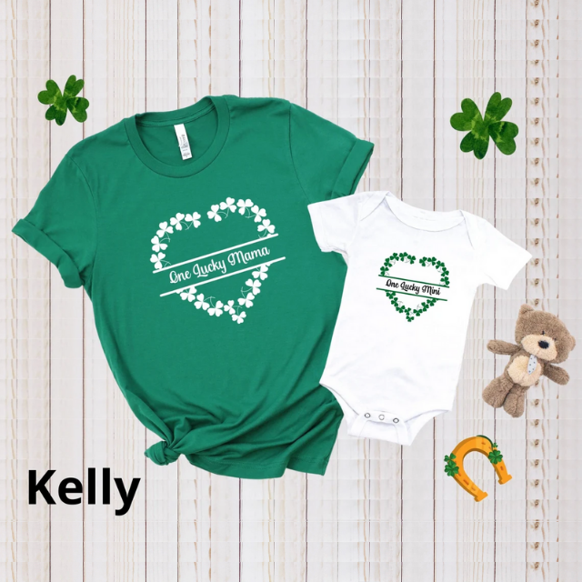 One Lucky Mama Shirt, One Lucky Mini, St Patrick's Day Shirt