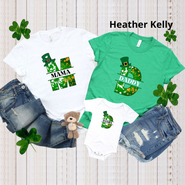 Personalized St Patrick's Day Shirt, Matching Family St Patrick's Day Shirts