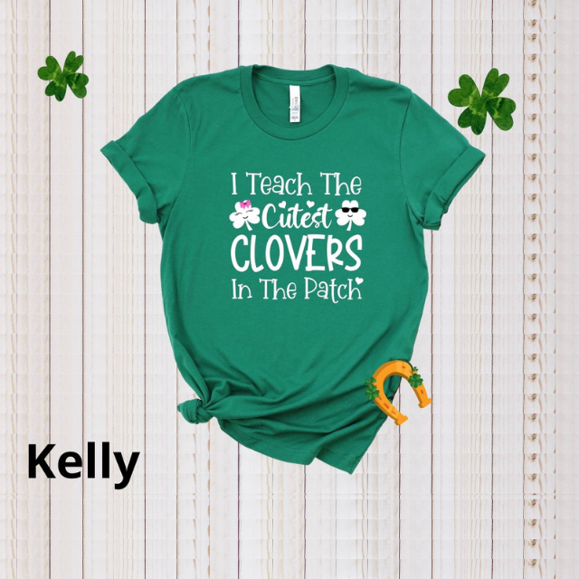 Teacher St Patrick's Day Shirt, I Teach The Cutest Clovers Shirt