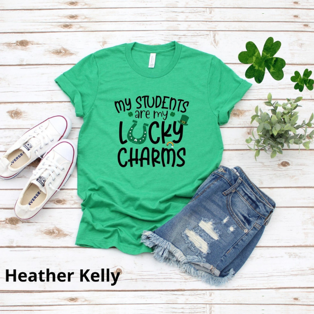 Teacher St Patrick's Day Shirt, My Students are my Lucky Charms Shirt
