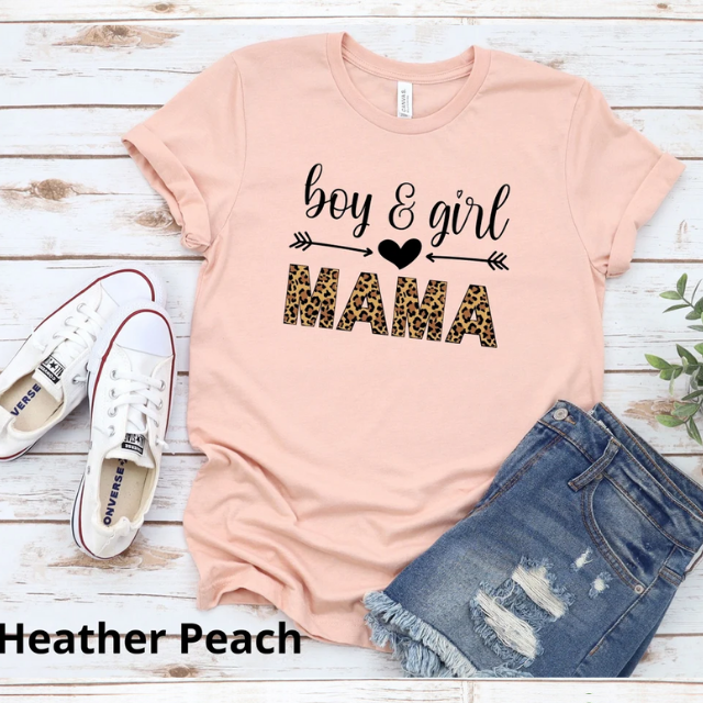 Boy and Girl Mama Shirt, Mothers Day Shirt, Gift For Mom