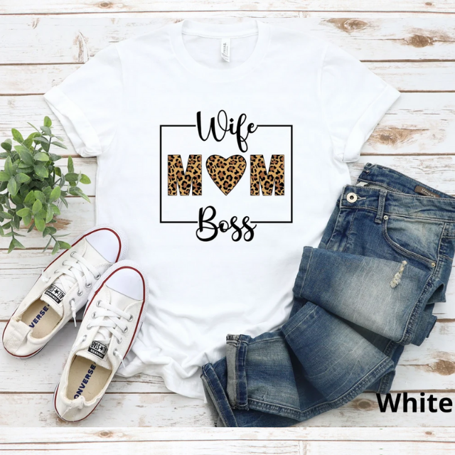 Wife Mom Boss Shirt, Mother Day Gift, Mama Shirt, Wife Shirt, Gift For Her, Gift for wife