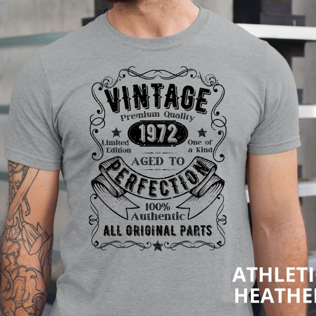 1972 Vintage Shirt, 50th Birthday Shirt, Retro 50th Birthday Shirt