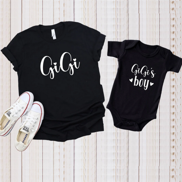 Custom Gigi Shirt, Gigi's Boy onesie, Mothers Day Gift, Gigi's Girl Toddler Shirt