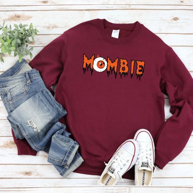 Mombie Sweatshirt, Halloween Sweatshirt, Funny Halloween Mom Sweatshirt