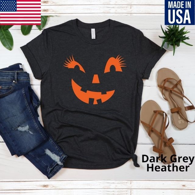Halloween Pumpkin Face Shirt, Jack-O-Lantern Shirt, Funny Halloween Shirt, Pumpkin Costume