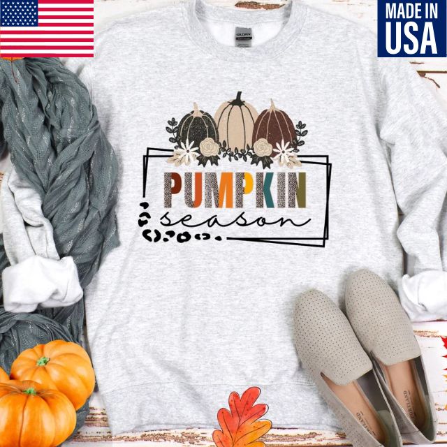 Pumpkin Season Sweatshirt, Autumn Sweatshirt, Fall Sweatshirt, Thanksgiving Sweatshirt
