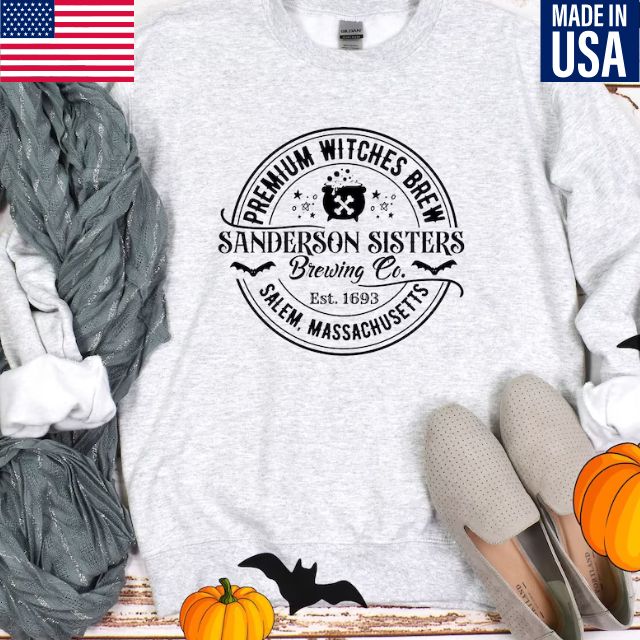 Sanderson Sisters Sweatshirt, Sanderson Sisters Brewing Co. Halloween Sweatshirt