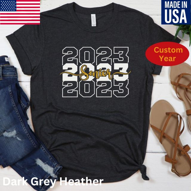 Custom Senior 2023 Shirts, College Senior Shirt, Senior Class Of 2023