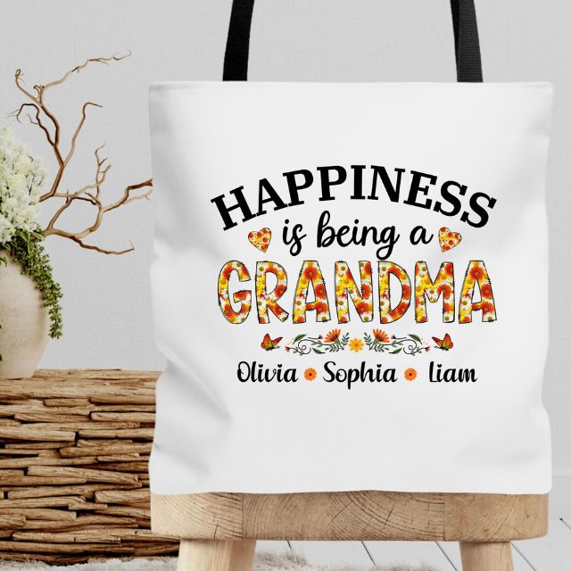 Happiness is being a Grandma Tote Bag