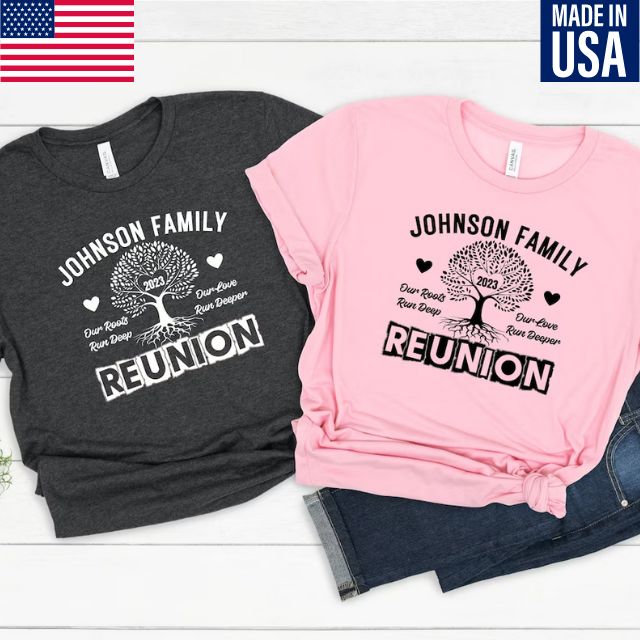 Personalized Family Reunion Matching shirts
