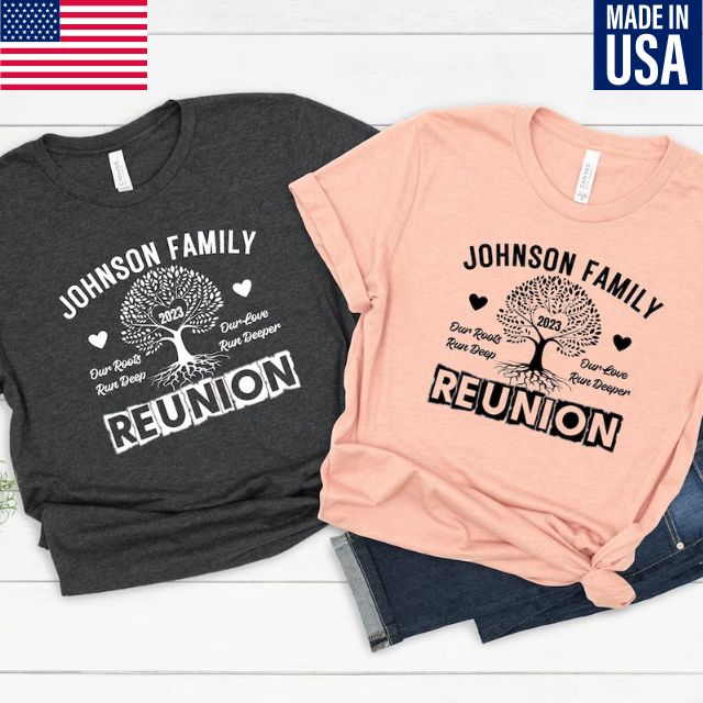 Personalized Family Reunion Matching shirts