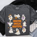 Funny Dental Hygienist Halloween Shirt – 'Making Smiles Bootiful' Ghost Tee