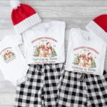 Personalized First Christmas Matching Family of 3 Shirts – Soft, Premium Tee for Mom, Dad & Baby | Perfect New Parent Holiday Gift