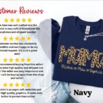 Personalized Leopard Mama Sweatshirt With Kids name